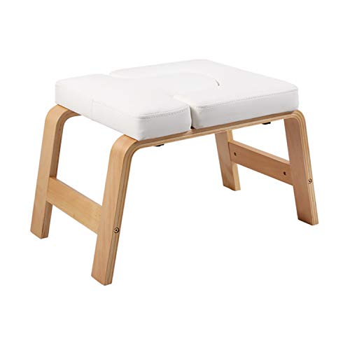 Restrial Life Yoga Headstand Bench- Silla de Yoga de pie para la Familia, el Gimnasio - Almohadillas de Madera y PU - Alivie la Fatiga y desarrolle el Cuerpo