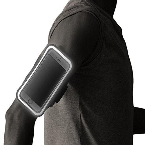 RevereSport Brazalete Deportivo iPhone 11. Antideslizante contra Sudor Armband para Correr, Fitness. Gimnasio, Ciclismo. Teléfono Funda de Ejercicio