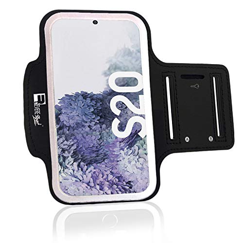 RevereSport Brazalete Deportivo Samsung Galaxy S20 Ultra. Antideslizante contra Sudor Armband para Correr, Fitness. Gimnasio, Ciclismo. Teléfono Funda de Ejercicio