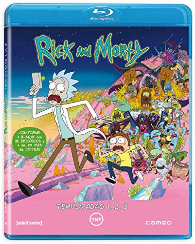Rick & Morty - (Temporadas 1 a 3) - BD [Blu-ray]