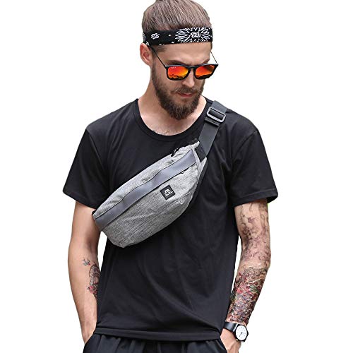 Riñonera Deportiva Cinturón de Correr Impermeable Bolso Running para Camina el Perro Bicicleta Senderismo Teléfono Riñoneras Mujer Hombre