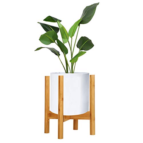 RIOGOO Soporte para plantas, soporte de plantas expandible retro Soporte para exhibición de macetas para flores Estante en maceta para interiores y exteriores jardinera de hasta 12 pulgadas(1 paquete)