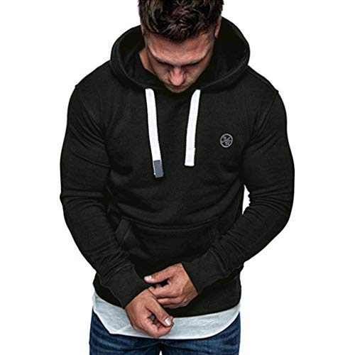 riou ¡Oferta Sudaderas con Capucha para Hombre Cosy Chaqueta Deportiva Sudadera con Cremallera Completa Slim Fit Hoodie Casual Jerséis Adolescente Top Blouse ¡Caliente!