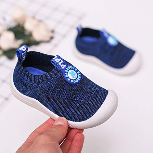 Riou Zapatillas Deportivas Unisex para niños y niñas Casuales Antideslizante Zapatillas Tejido Hueco Transpirable Calzado Deportivo Calcetines Zapatos Ligeras