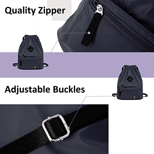 Risefit - Mochila Impermeable Casual de Cuerda,Bolsa Plegable de Tela, Bolsa Casual y de Aptitude,Mujer/Hombre, para Aire Libre, Viajes, Escuela,Gym,Yoga,natación，Camping