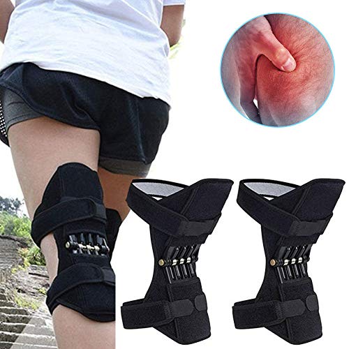 Rodillapro, Rodillera Artrosis, Knee Active Plus Rodilleras de Apoyo para Las Rodillas Resorte de La Correa de la Rodilla Soporte para Senderismo, Correr, Subir Escaleras, Sentadillas en el Gimnasio