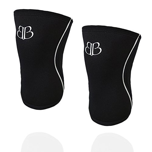RODILLERAS Black Lifter Banbroken (2 unds) - 5mm Knee Sleeves - Halterofilia, deporte funcional, CrossFit, Levantamiento de Pesas, Running y otros deportes. UNISEX. (XL)