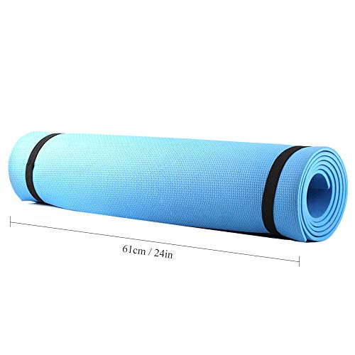 Roeam - Esterilla de yoga, fitness, esterilla de deporte, esterilla de yoga antideslizante, esterilla de entrenamiento para hombres y mujeres, 173 x 61 x 0,6 cm