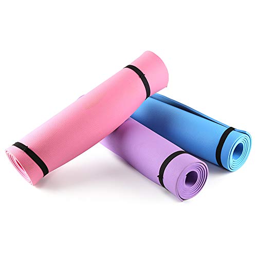 Roeam - Esterilla de yoga, fitness, esterilla de deporte, esterilla de yoga antideslizante, esterilla de entrenamiento para hombres y mujeres, 173 x 61 x 0,6 cm