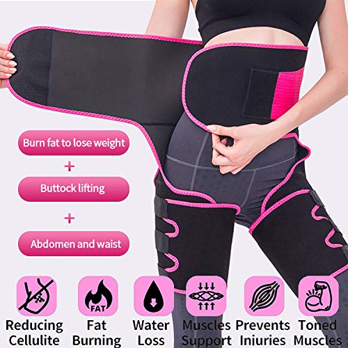 ROOTOK Faja Reductora Mujer Adelgazante,Faja Adelgazante,Faja para Gimnasio de Neopreno, Cinturón Lumbar Abdominal para Sudar y Hacer Deporte,Fitness y Proteger los lumbares (S-M)