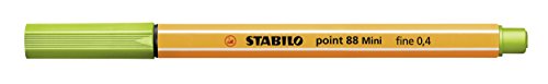 Rotulador puntafina STABILO point 88 mini - Estuche con 12 colores