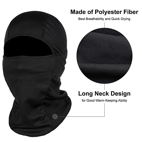 Rovtop Balaclava Máscara Pasamontañas Protector para Ciclismo Esqui contra Viento,Balaclava Moto