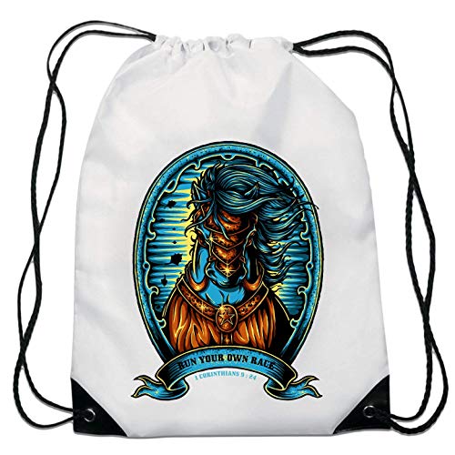 Run Your Own Race Corinthians Horse Armour Art Bolsa con cordón