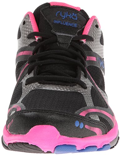 Ryka - Zapatillas para Mujer, Color Azul, Rosa y Blanco, Color Negro, Talla 39 EU