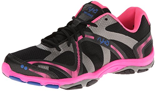 Ryka - Zapatillas para Mujer, Color Azul, Rosa y Blanco, Color Negro, Talla 39 EU