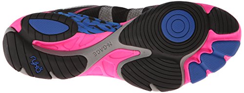 Ryka - Zapatillas para Mujer, Color Azul, Rosa y Blanco, Color Negro, Talla 39 EU