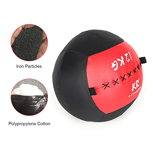 Ryoizen - Pelota de pilates superligera y suave, para la pared, balón medicinal Colores I superficie antideslizante I Entrenamiento funcional