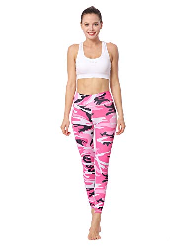 RZL - Pantalones de fitness y gimnasio, para mujer, pantalones de yoga, gimnasio, entrenamiento, tobillo, suave, color rosa, talla XS)