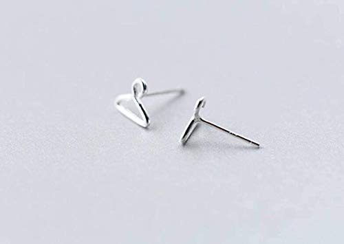 S925 Pendientes de Plata Personalidad de la Mujer Japonesa Y Coreana Mini Racks Pendientes Ropa de Moda Pendientes Colgantes Joyas para Orejas, Pendientes de Plata S925, Plata 925, EEH, Plata, a