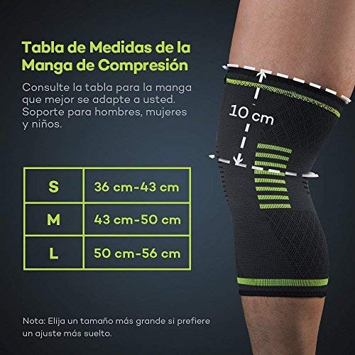 Sable Rodilleras Crossfit 2 Paquetes Antideslizante Uniforme de presión Tejido transpirable para Mujer y Hombre para, Motocross, Voleibol, Bicicleta, Baloncesto