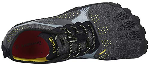 SAGUARO Hombre Mujer Barefoot Zapatillas de Trail Running Minimalistas Zapatillas de Deporte Fitness Gimnasio Caminar Zapatos Descalzos para Correr en Montaña Asfalto Escarpines de Agua, Negro, 41 EU