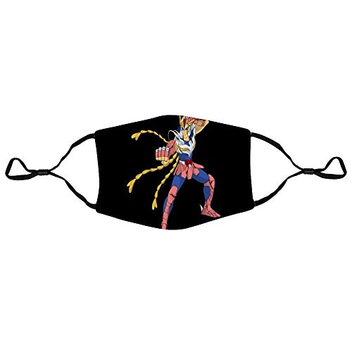 Saint Seiya Phoenix Fight Stance Pañuelo Personalizado Antipolvo Bufanda Tapa bucal Tapa Facial