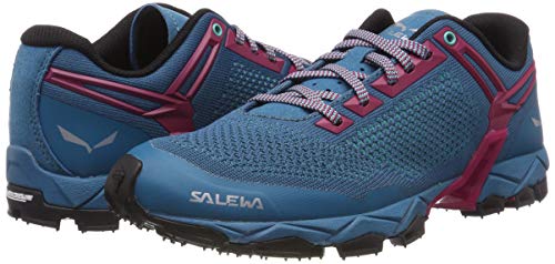 Salewa WS Lite Train Knitted, Zapatillas de Trail Running para Mujer, Malta Vivacious, 37 EU