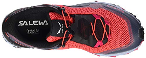 Salewa WS Ultra Train 2, Zapatillas de Running para Asfalto para Mujer, Rosa Virtual Pink Fluor Coral 6157, 35 EU