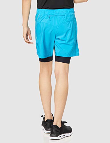 SALOMON Agile Twinskin Sr Pantalones Cortos Deportivos, Hombre, Azul (Vivid Blue), S