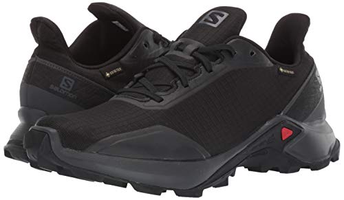 Salomon Alphacross GTX, Zapatillas de Trail Running para Hombre, Negro (Black/Ebony/Black), 44 EU