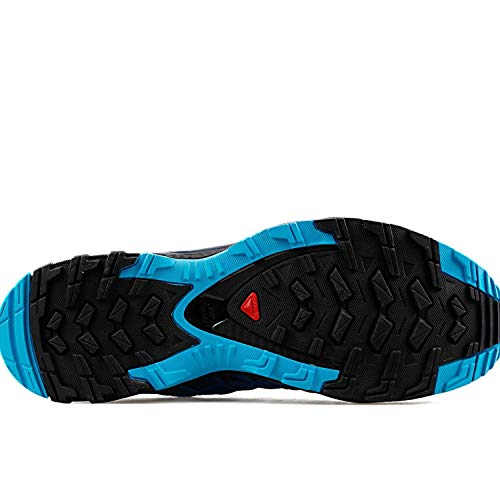 SALOMON Alphacross, Zapatillas de Trail Running para Hombre, Azul (Sargasso Sea/Navy Blazer/India Ink), 43 1/3 EU