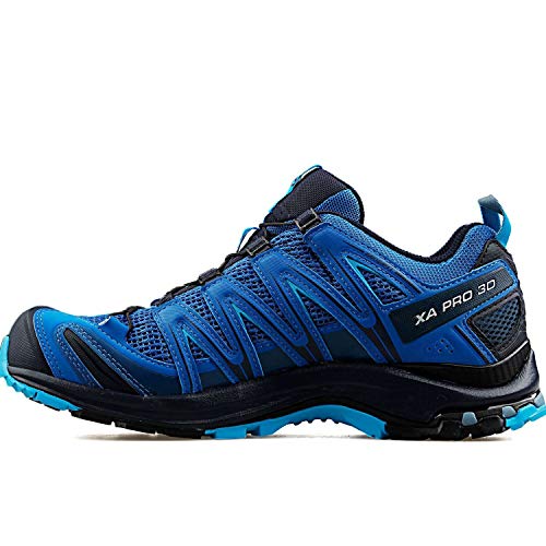 SALOMON Alphacross, Zapatillas de Trail Running para Hombre, Azul (Sargasso Sea/Navy Blazer/India Ink), 43 1/3 EU