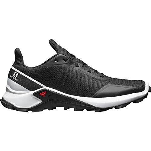 SALOMON Alphacross, Zapatillas de Trail Running para Hombre, Negro Black White Monument, 40 EU