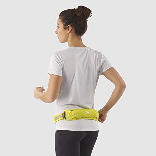 Salomon Cinturón de running, Unisex, AGILE 250 SET BELT, Incl. botella SoftFlask 250 ml, Amarillo (Sulphur Spring), 250 ml, LC1419200