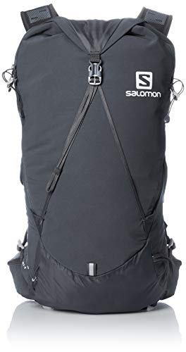 Salomon out Day 20+4 Mochila, Capacidad 24 L, Unisex Adulto, Gris Oscuro (Ebony), M/L