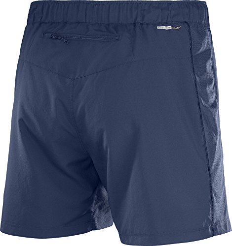 Salomon Shorts para running, AGILE 5", tafetán, negro, hombre, talla: XS, l40120100