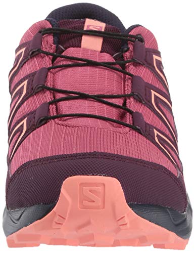 Salomon Speedcross CSWP J, Zapatillas de Trail Running Unisex Niños, Morado (Malaga/Potent Purple/Desert Flower), 35 EU