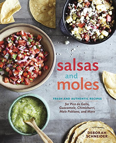 Salsas and Moles: Fresh and Authentic Recipes for Pico de Gallo, Mole Poblano, Chimichurri, Guacamole, and More [A Cookbook] (English Edition)
