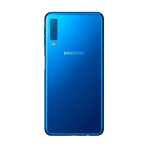 Samsung Galaxy A7 - Smartphone de 6" (Octa Core 2.2 GHz, RAM de 4 GB, Memoria de 64 GB, cámara de 24+5+8 MP, Android), Azul