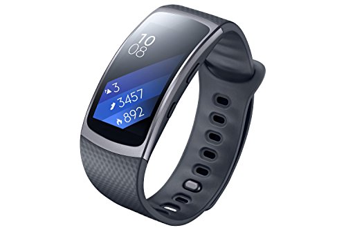 Samsung Gear Fit 2 - Pulsera de Fitness de 1.5'' (4 GB, 1 GHz, 512 MB RAM, Tizen, talla L), color negro