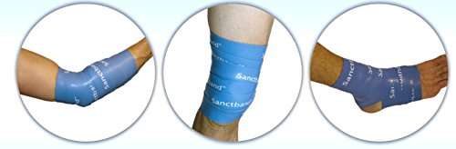 Sanctband Flossband - Cintas de compresión de 5 cm (estándar) y 206 cm de longitud / en cuatro grosores diferentes, mittel und extra stark / Level 2+4 / 1,30mm+1,80mm