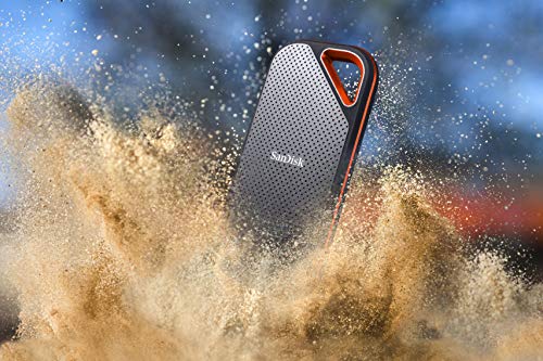 SanDisk Extreme Pro - Portable SSD de 1 TB y hasta 1050 MB/s con USB-C, de diseño robusto y resistente al agua