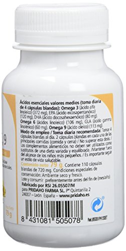 SANON - SANON Omega 3,6,9 110 cápsulas blandas de 720 mg