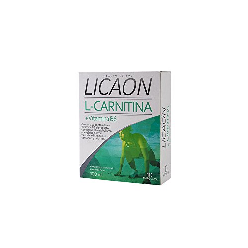 SANON - SANON SPORT LICAON L-Carnitina + Vitamina B6 10 ampollas de 10 ml