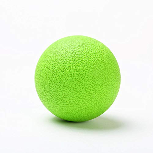 Sanshi El Alivio del Dolor Fascia Muscular Bola De Lacrosse Y Técnicas De Relajación Deportes Yoga Fitness Maní Bola del Masaje De Puntos Gatillo Estrés Zzzb (Color : Green)