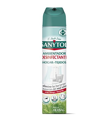 Sanytol - Ambientador Desinfectante de Tejidos en Spray, 300 ml