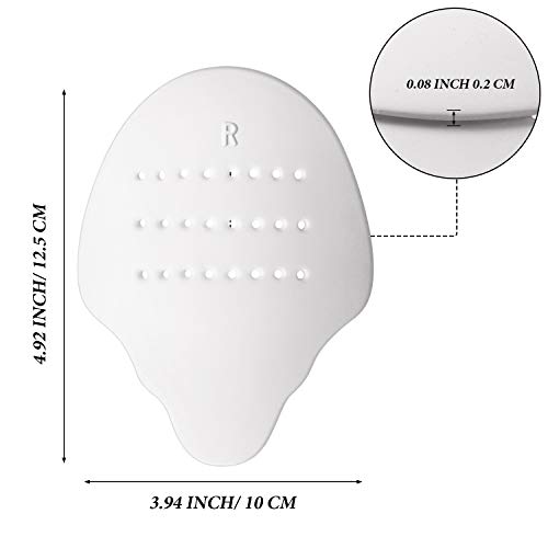 SATINIOR 4 Pares Prevendedores de Pliegues de Puntera Protector de Pliegues de Zapatos Accesorio Antiarrugas Escudo de Zapatos para Zapatos