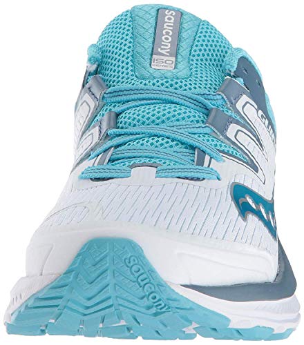 Saucony Guide Iso - Zapatillas de running para mujer, color Blanco, talla 44.5 EU