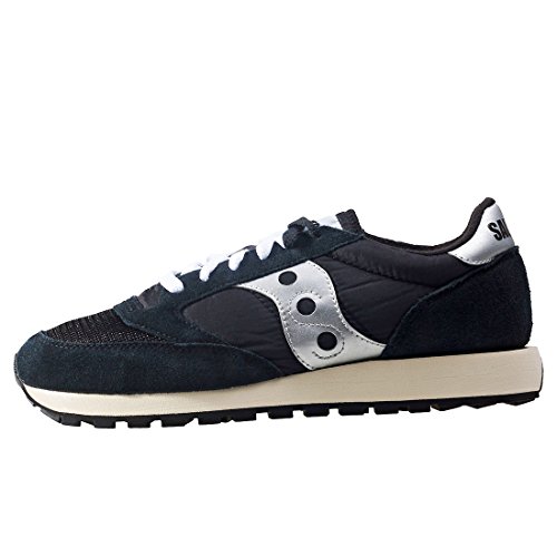 Saucony Jazz Original Vintage, Zapatillas de Cross para Hombre, Negro (Black/White), 48 EU