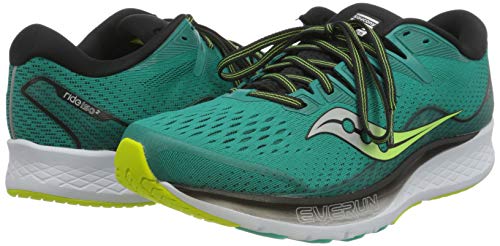 Saucony Ride ISO 2, Zapatillas de Running para Hombre, Verde (Verde 37), 45 EU